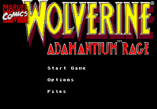 Wolverine - Adamantium Rage (USA, Europe) Title Screen